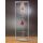 SV500A7EL Eckvitrine grau Ausstellungsvitrine Pr&auml;sentationsvitrine Alu Silber mit Beleuchtung abschlie&szlig;bar