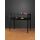 ST1500A0F Tischvitrine schwarz Ausstellungsvitrine Pr&auml;sentationsvitrine Alu abschlie&szlig;bar 150cm breit 150 x 60