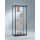 SV1000A07B1 Brandschutz Vitrine abschlie&szlig;bar Glas Alu Schwarz