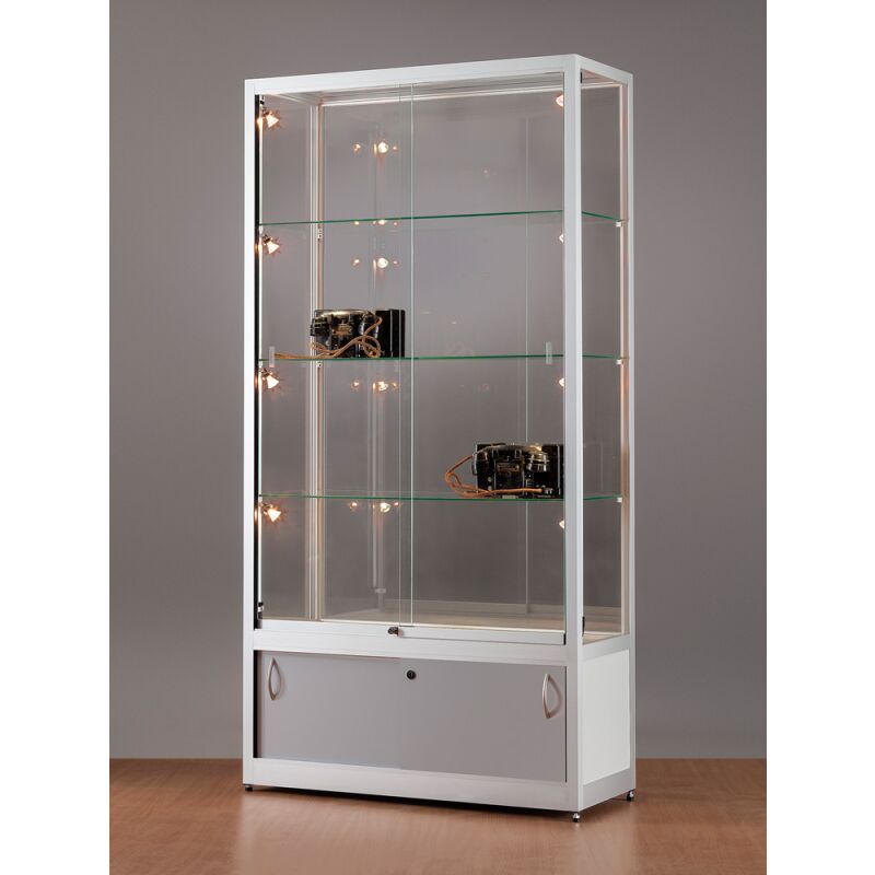 Vitrine Shop-Display Glasvitrine mit Lichtern H188xL182xW46cm Expositor Italfrom